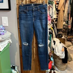 7 for all mankind, the ankle skinny